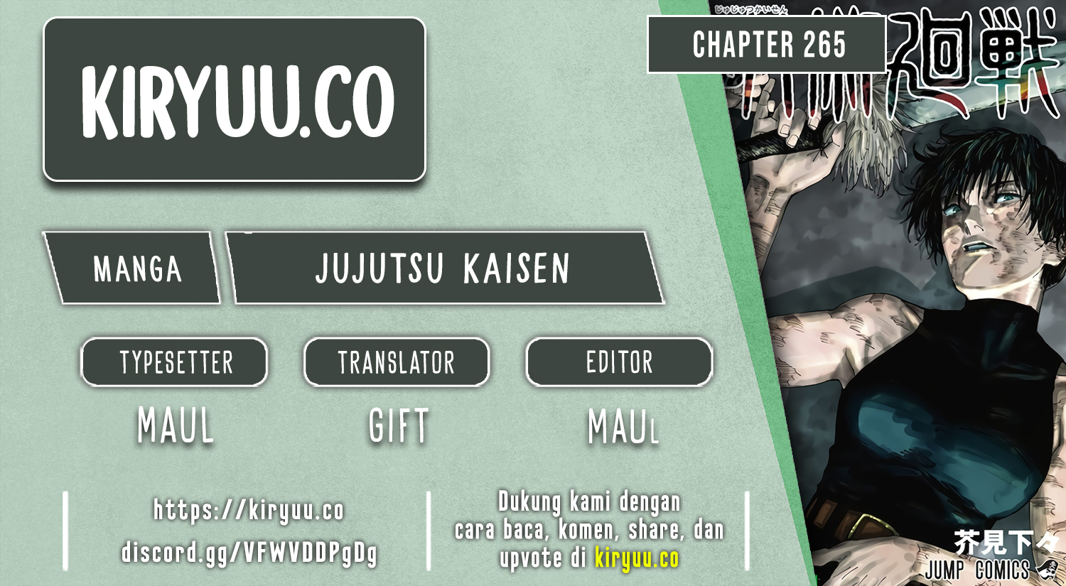 Jujutsu Kaisen Chapter 265 - halaman 1