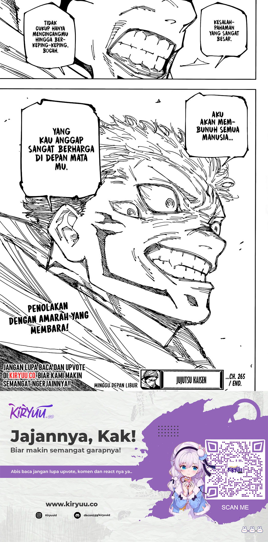 Jujutsu Kaisen Chapter 265 - halaman 20