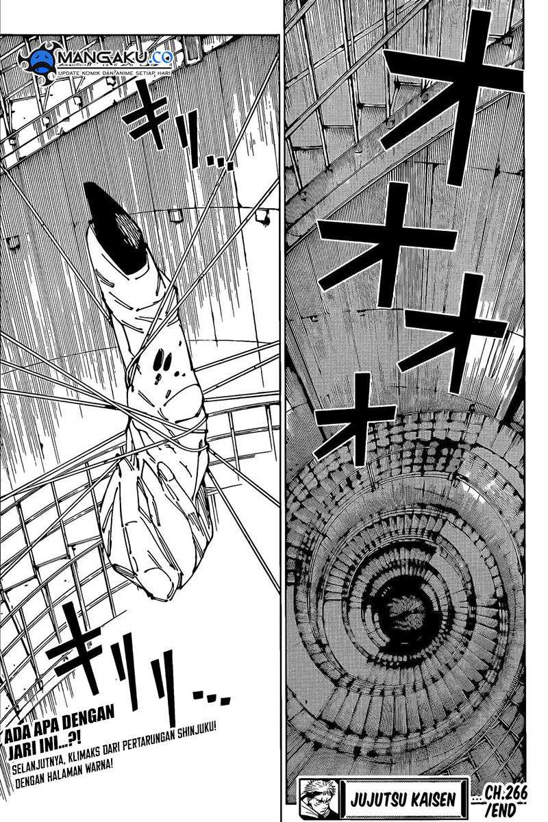 Jujutsu Kaisen Chapter 266 - halaman 20