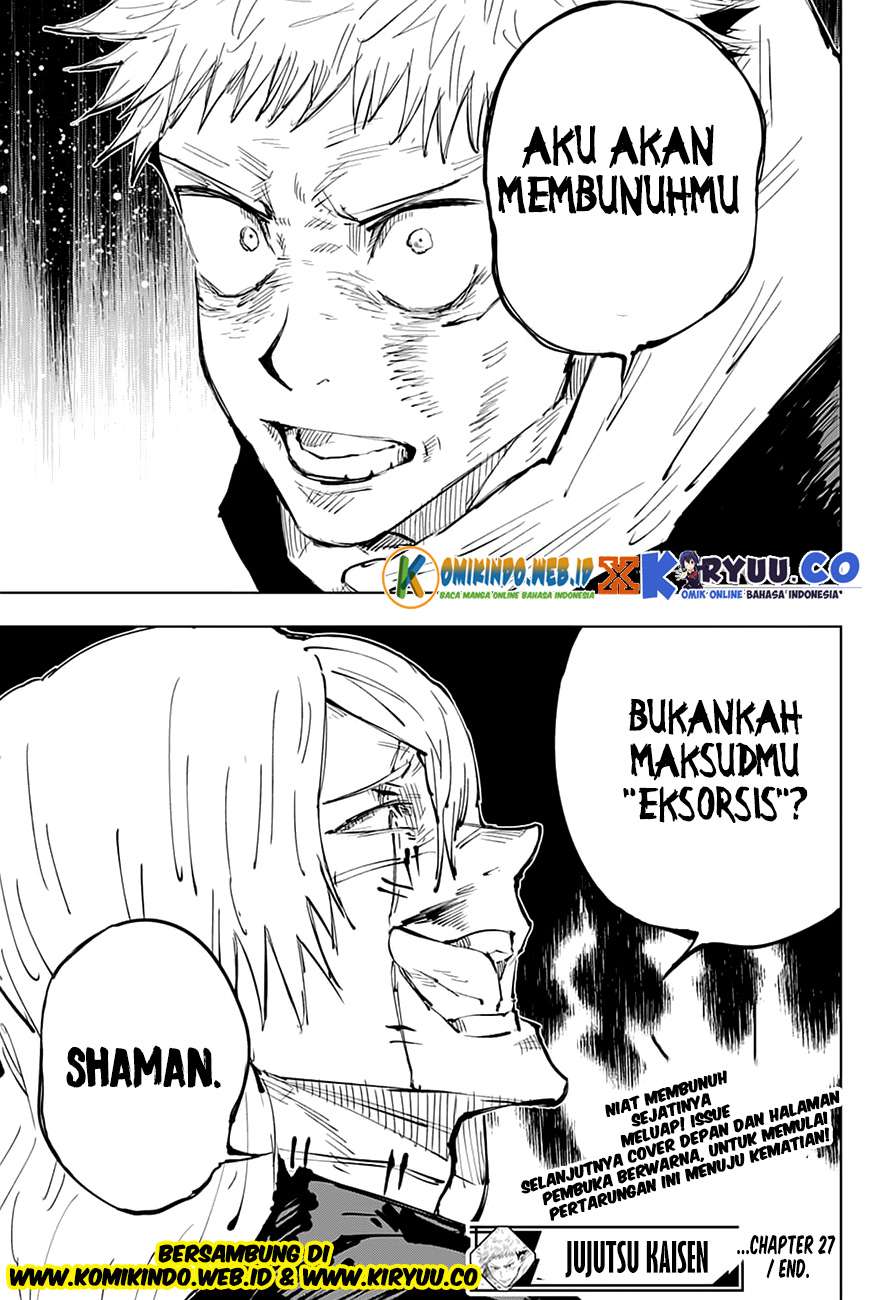 Jujutsu Kaisen Chapter 27 - halaman 21