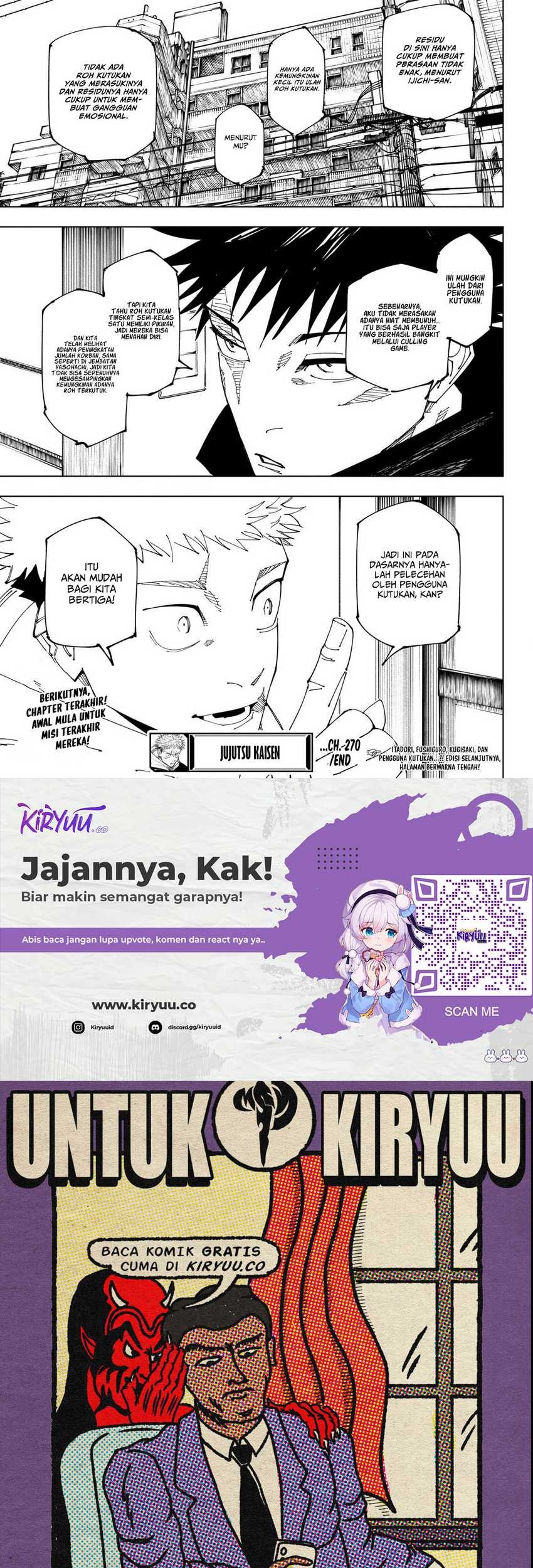 Jujutsu Kaisen Chapter 270 - halaman 21