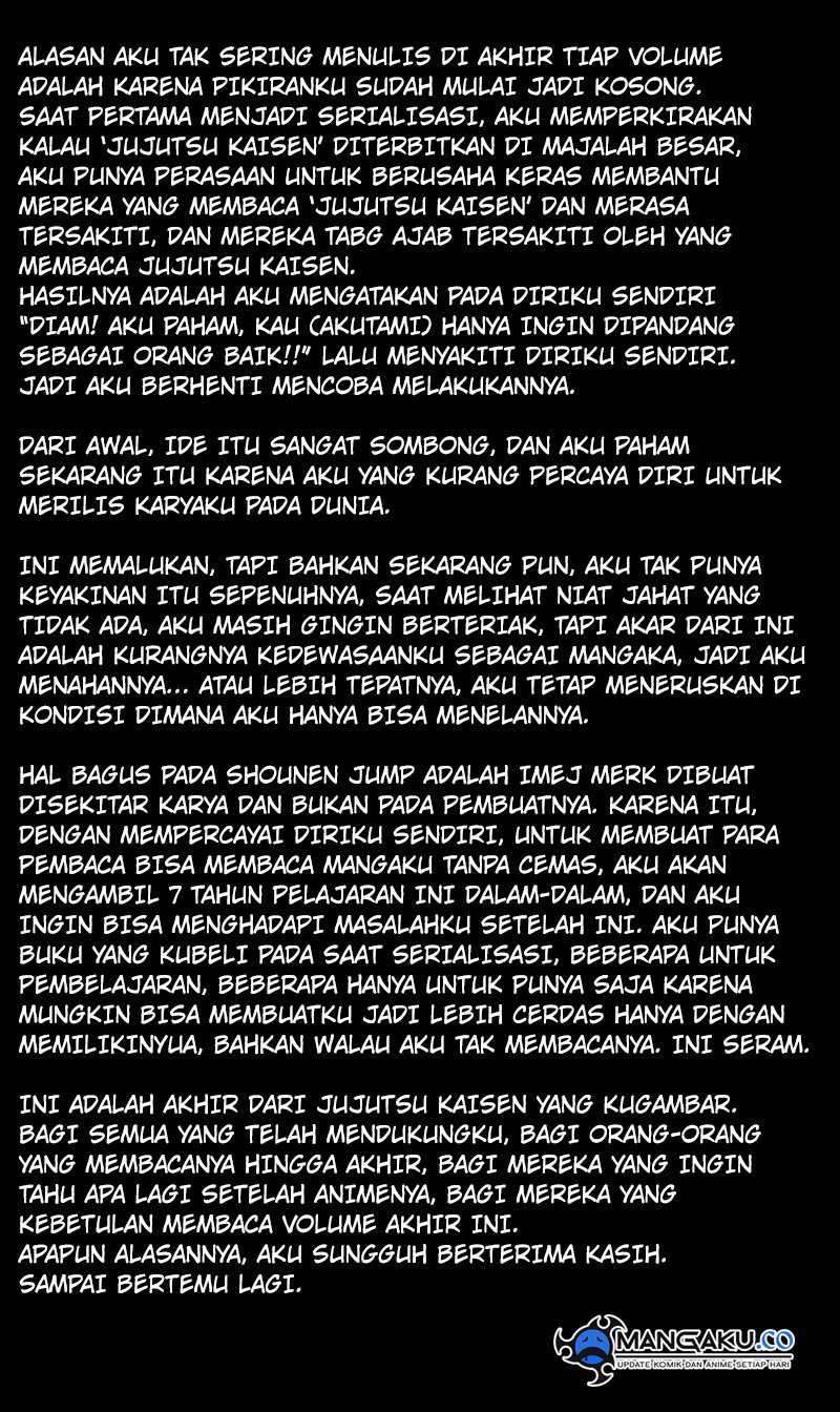 Jujutsu Kaisen Chapter 271.5 - halaman 21