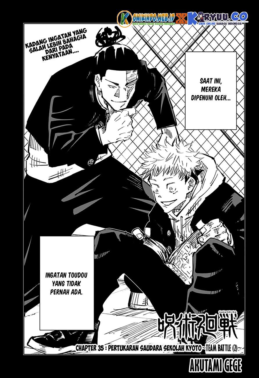 Jujutsu Kaisen Chapter 35 - halaman 5