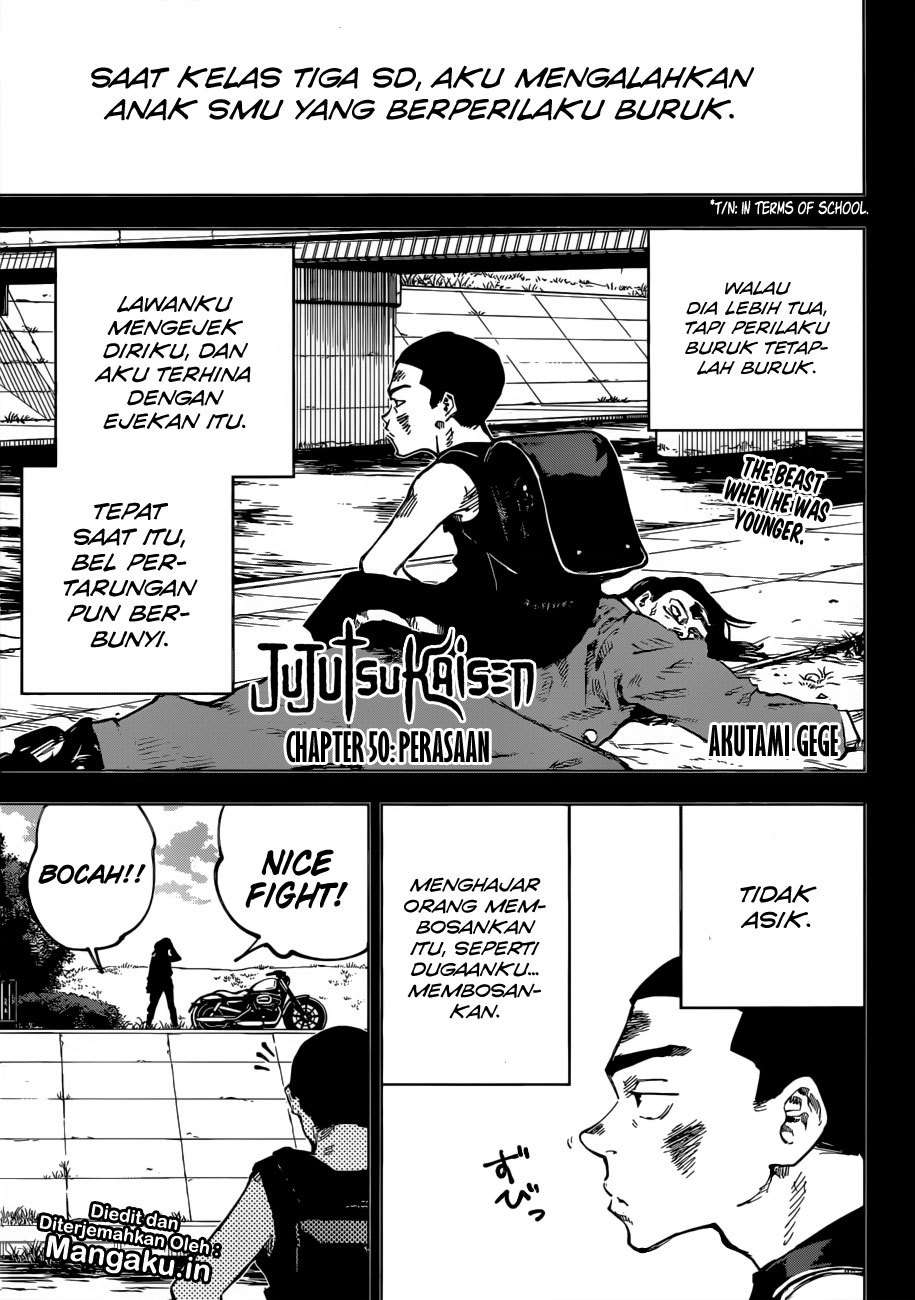 Jujutsu Kaisen Chapter 50 - halaman 1