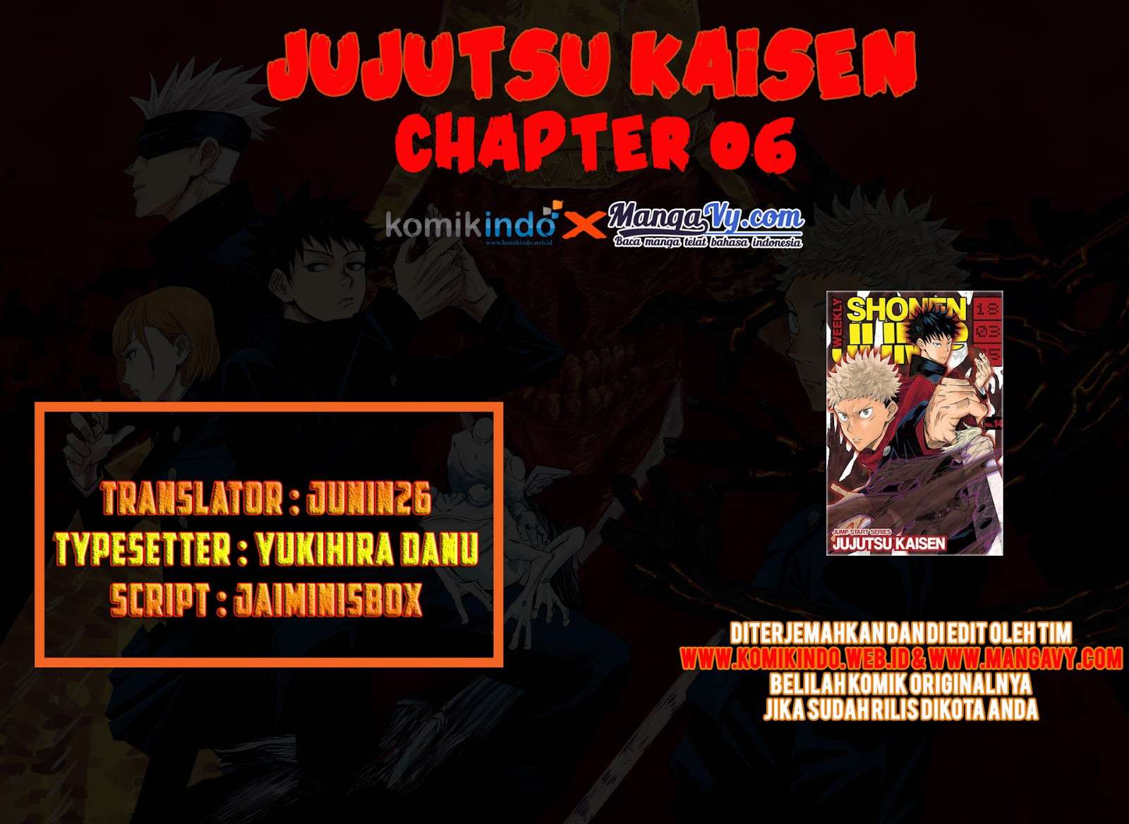 Jujutsu Kaisen Chapter 6 - halaman 1