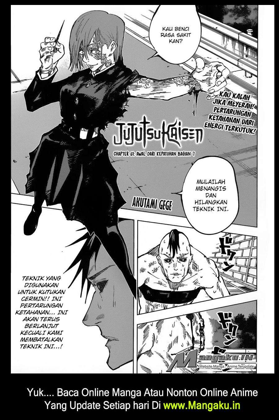 Jujutsu Kaisen Chapter 61 - halaman 2