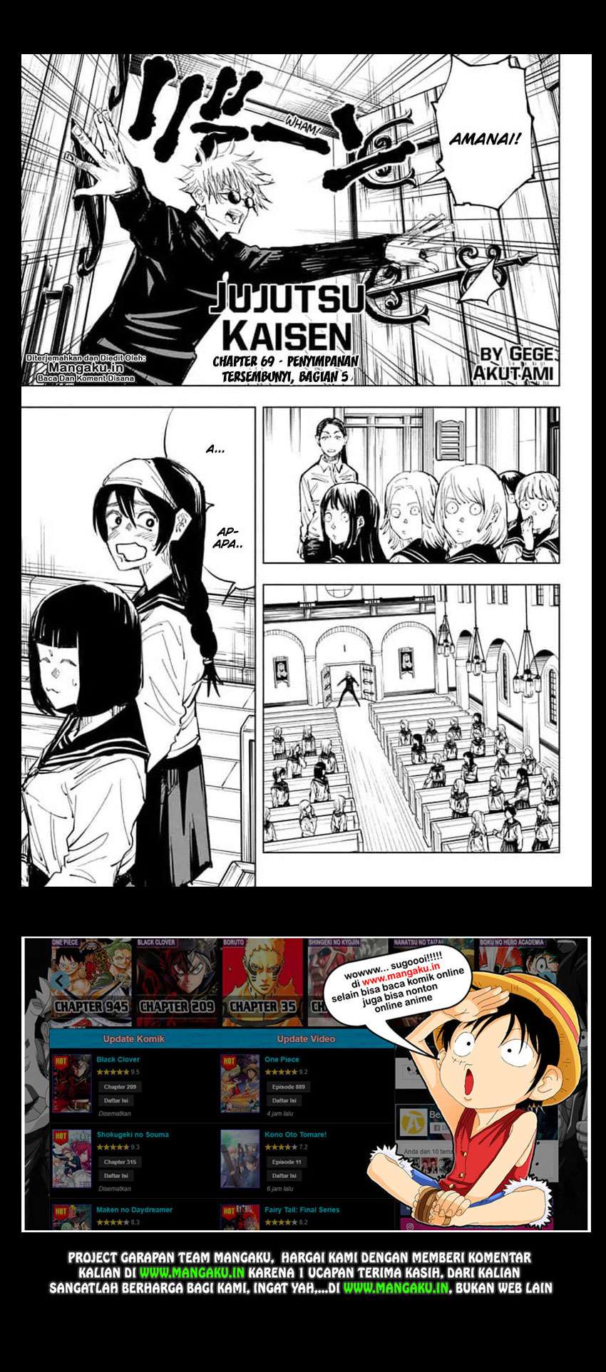 Jujutsu Kaisen Chapter 69 - halaman 2
