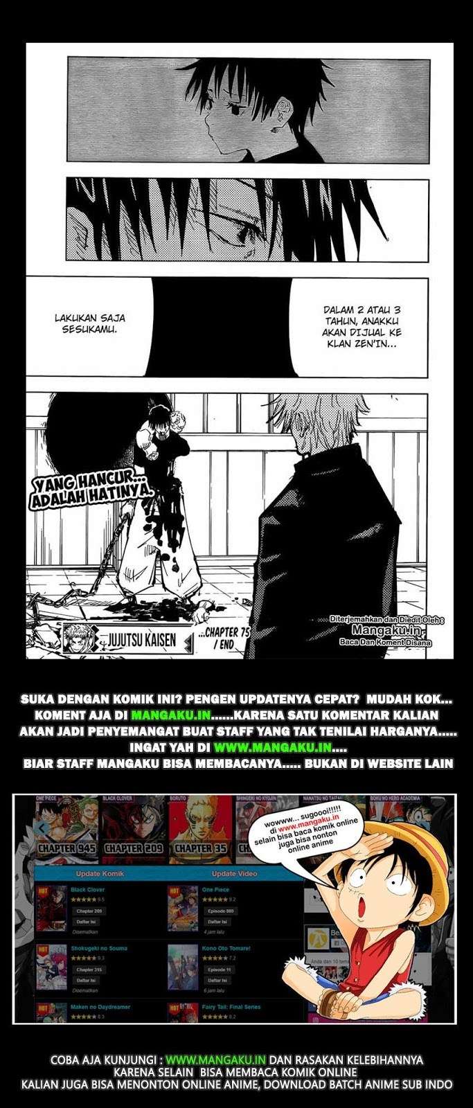 Jujutsu Kaisen Chapter 75 - halaman 19