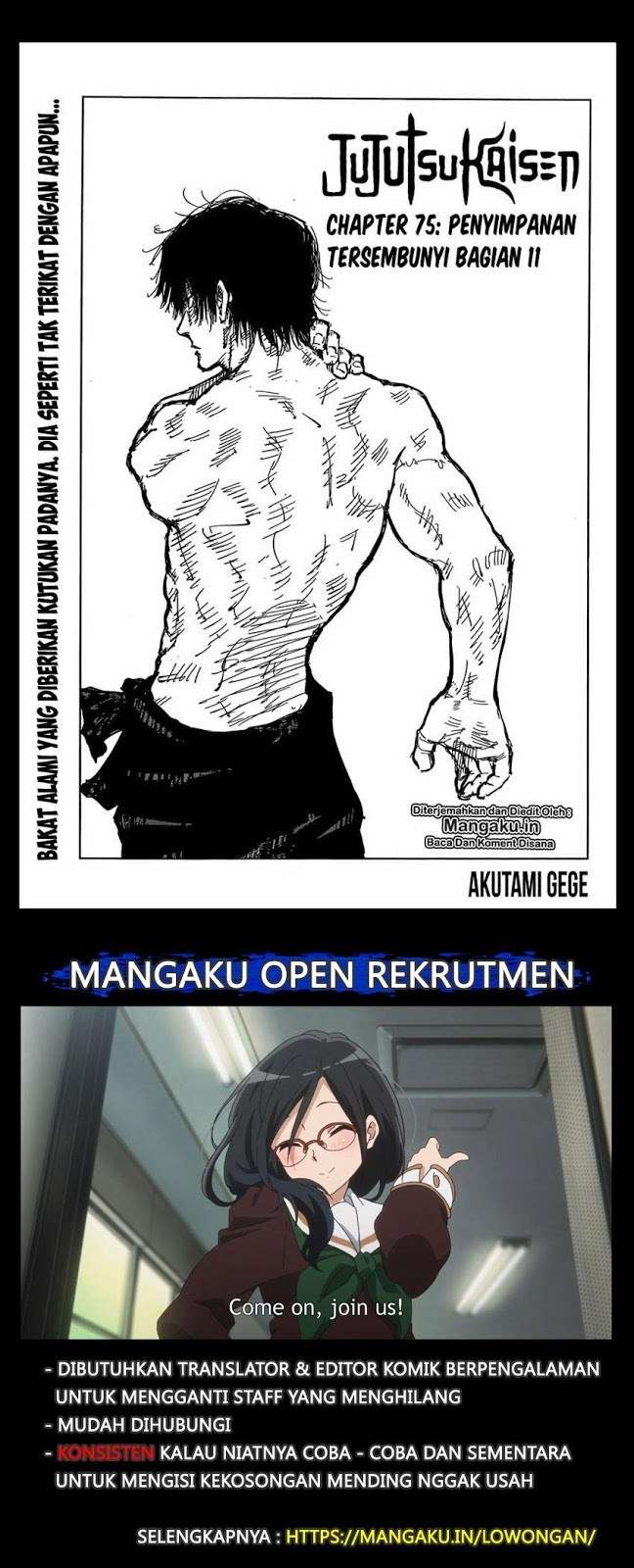 Jujutsu Kaisen Chapter 75 - halaman 2