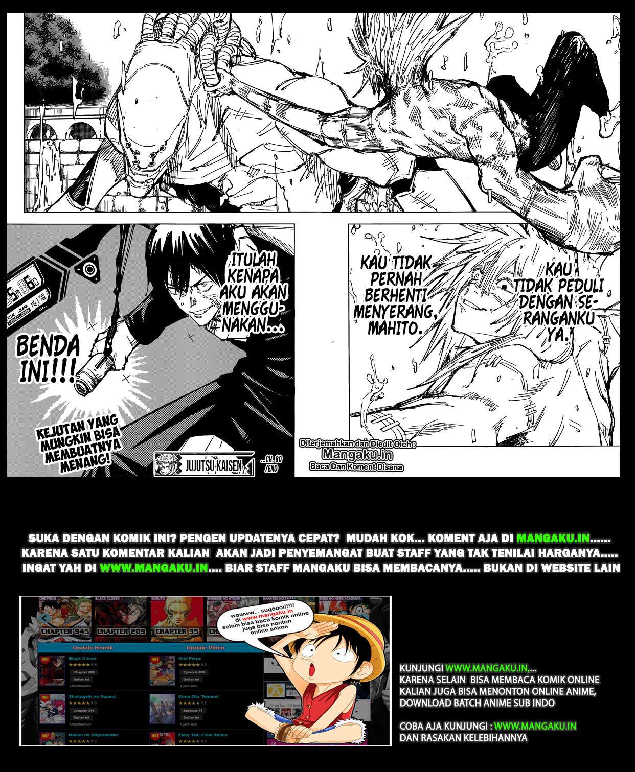 Jujutsu Kaisen Chapter 80 - halaman 18