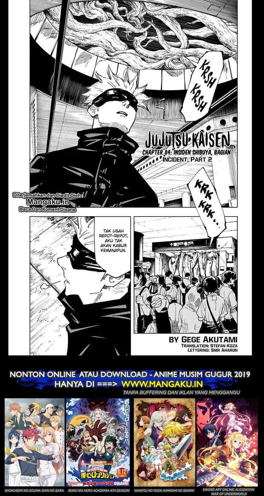 Jujutsu Kaisen Chapter 84 - halaman 2