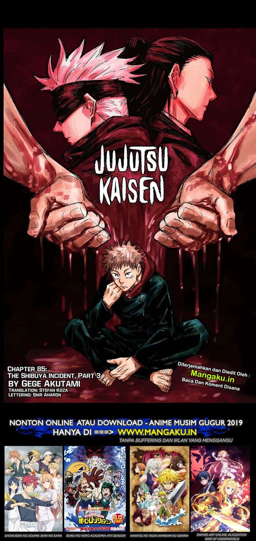 Jujutsu Kaisen Chapter 85 - halaman 2