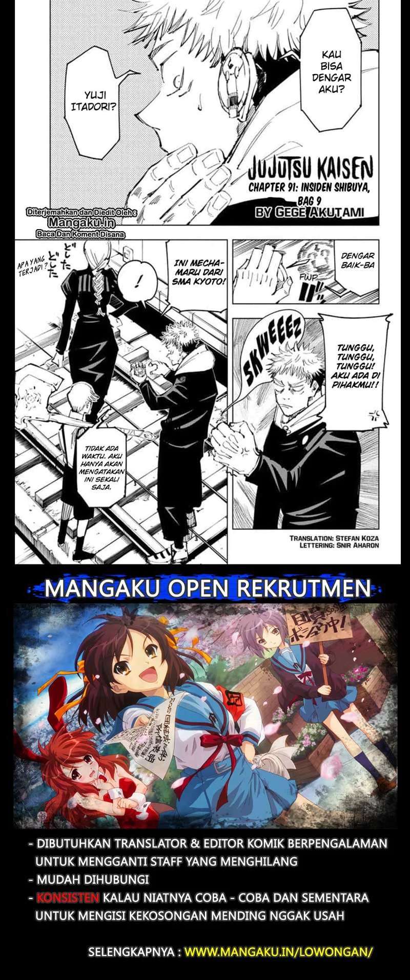 Jujutsu Kaisen Chapter 91 - halaman 2