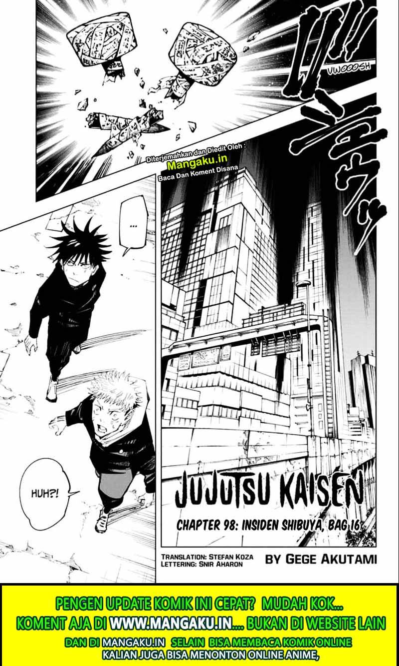Jujutsu Kaisen Chapter 98 - halaman 2