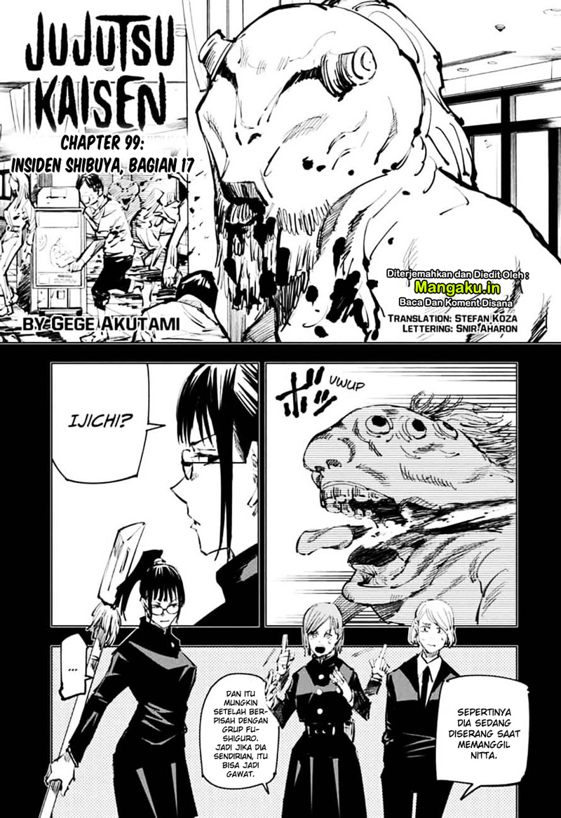 Jujutsu Kaisen Chapter 99 - halaman 4