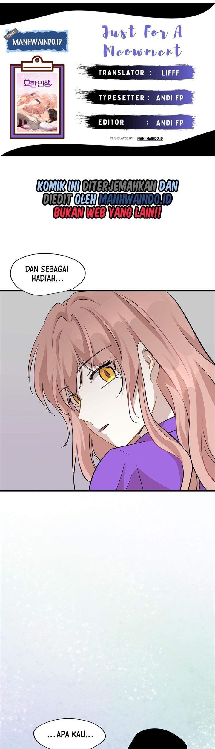 Just for a Meowment Chapter 49 - halaman 1