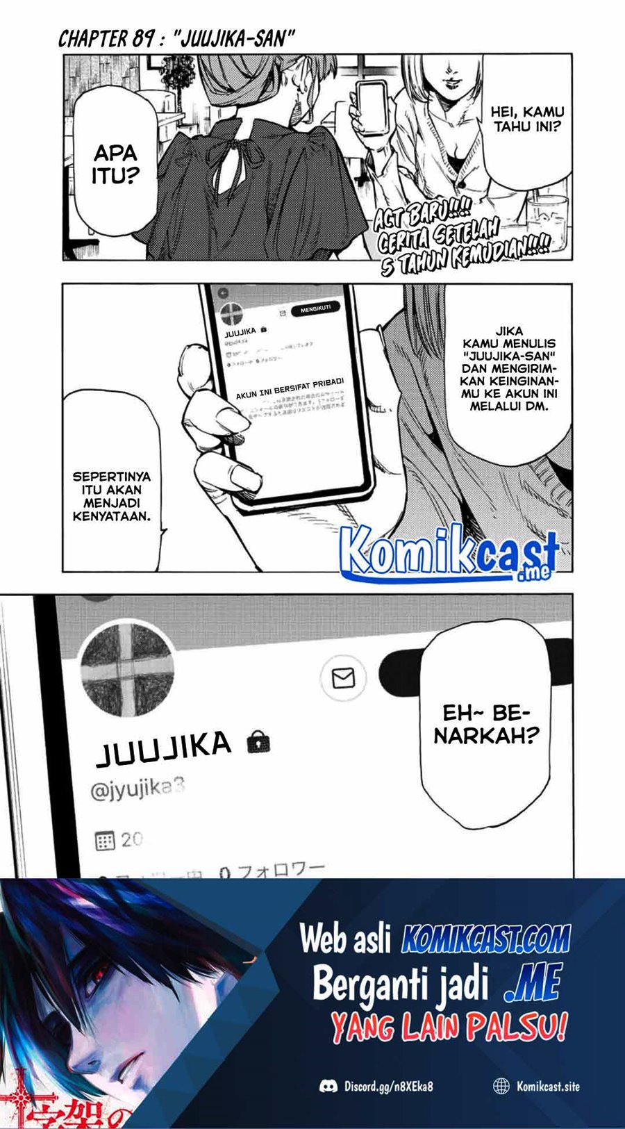 Juujika no Rokunin Chapter 89 - halaman 2
