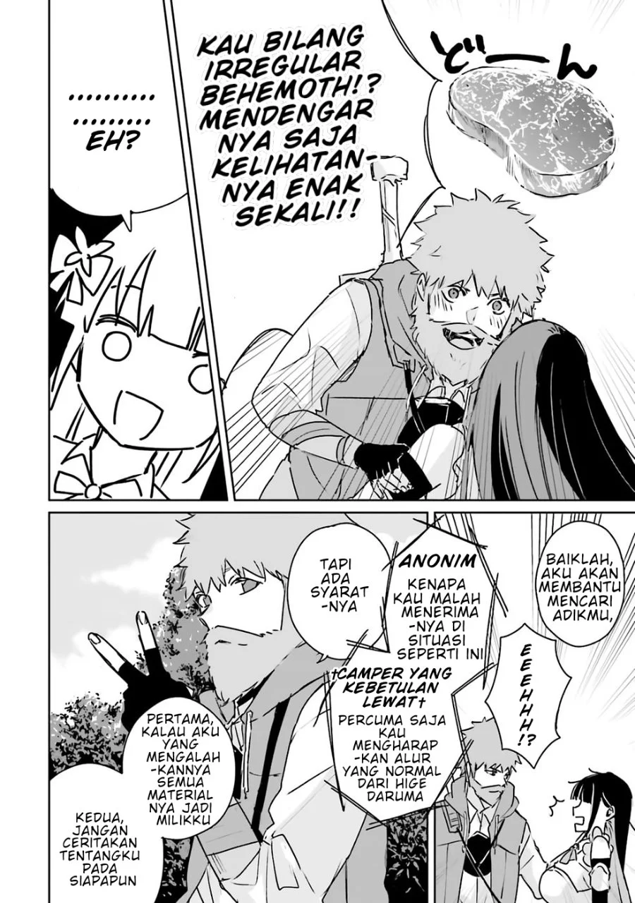 Juusho Futei Camper wa Dungeon de Nonbiri to Kurashitai: Kiken na Shinsou Monster mo Ore ni Totte wa Shokuzai desu Chapter 1 - halaman 27