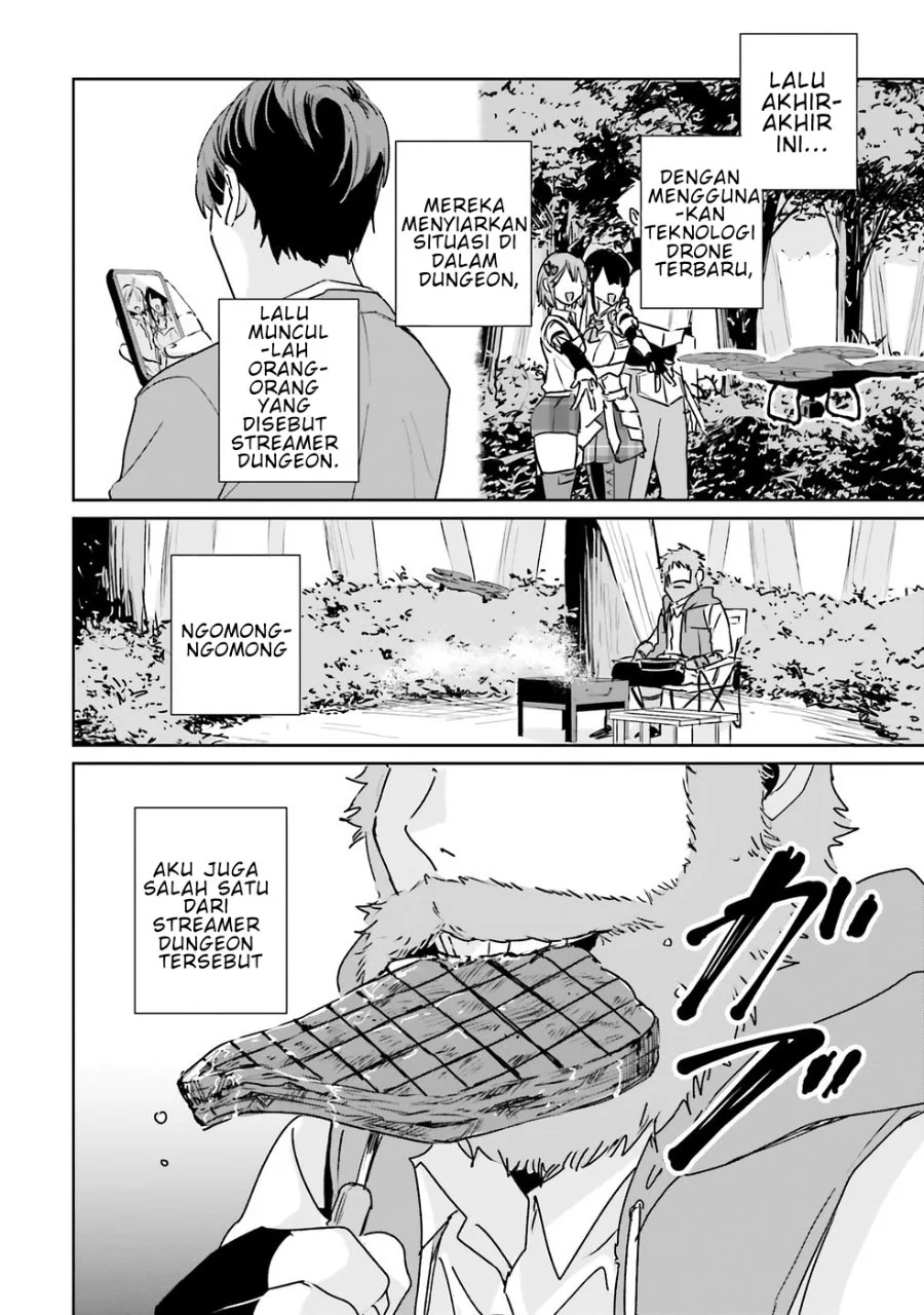 Juusho Futei Camper wa Dungeon de Nonbiri to Kurashitai: Kiken na Shinsou Monster mo Ore ni Totte wa Shokuzai desu Chapter 1 - halaman 7