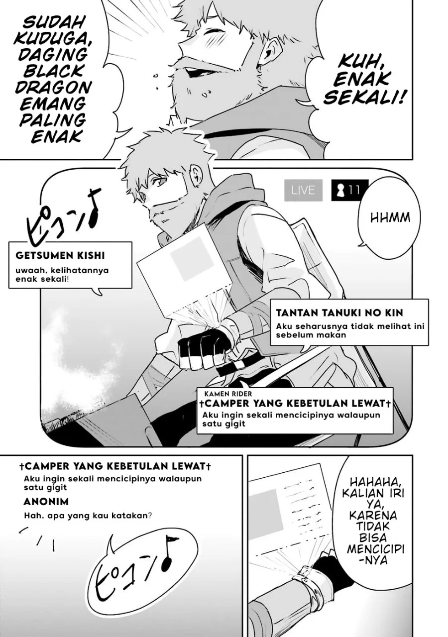 Juusho Futei Camper wa Dungeon de Nonbiri to Kurashitai: Kiken na Shinsou Monster mo Ore ni Totte wa Shokuzai desu Chapter 1 - halaman 8