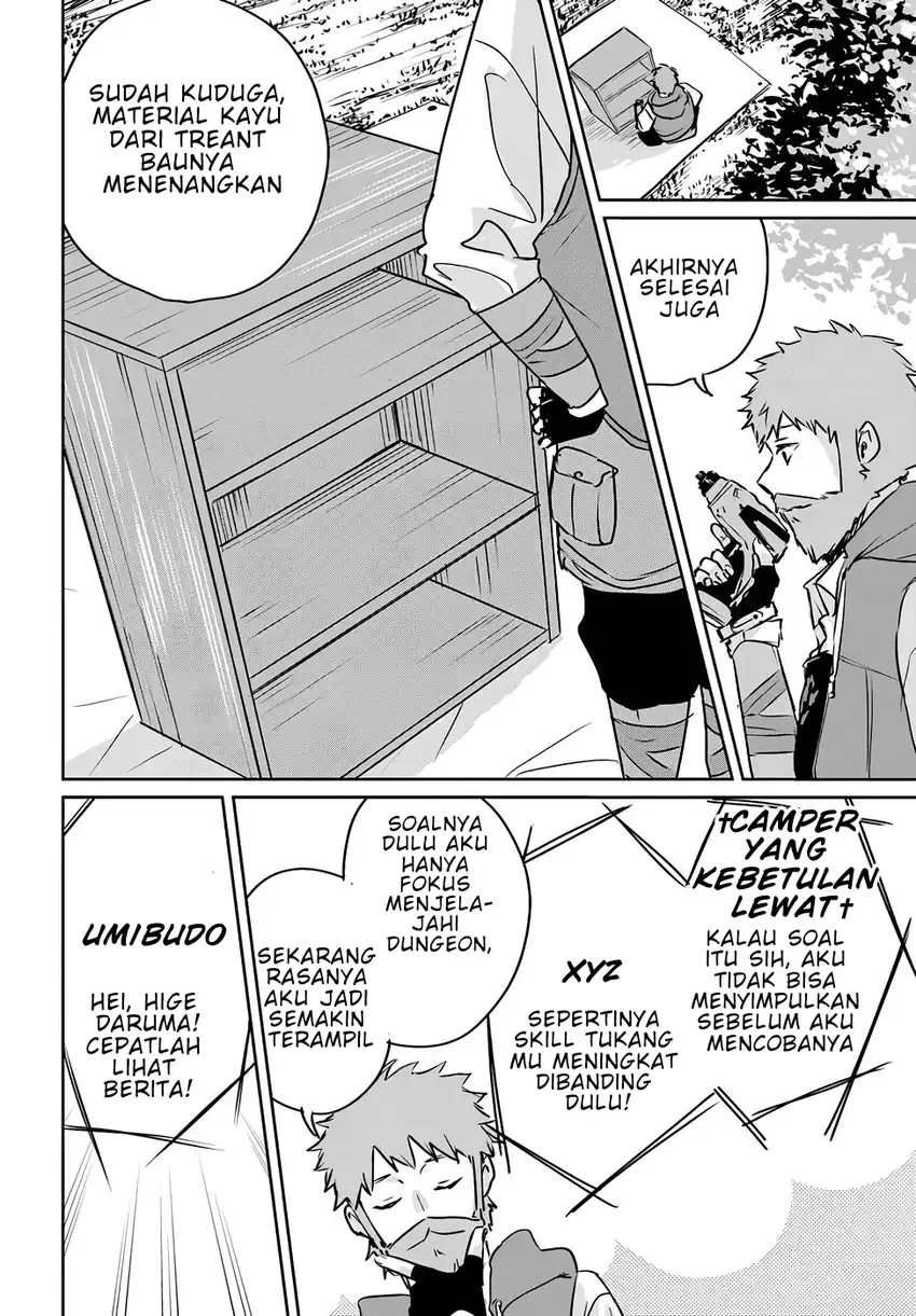 Juusho Futei Camper wa Dungeon de Nonbiri to Kurashitai: Kiken na Shinsou Monster mo Ore ni Totte wa Shokuzai desu Chapter 2 - halaman 35