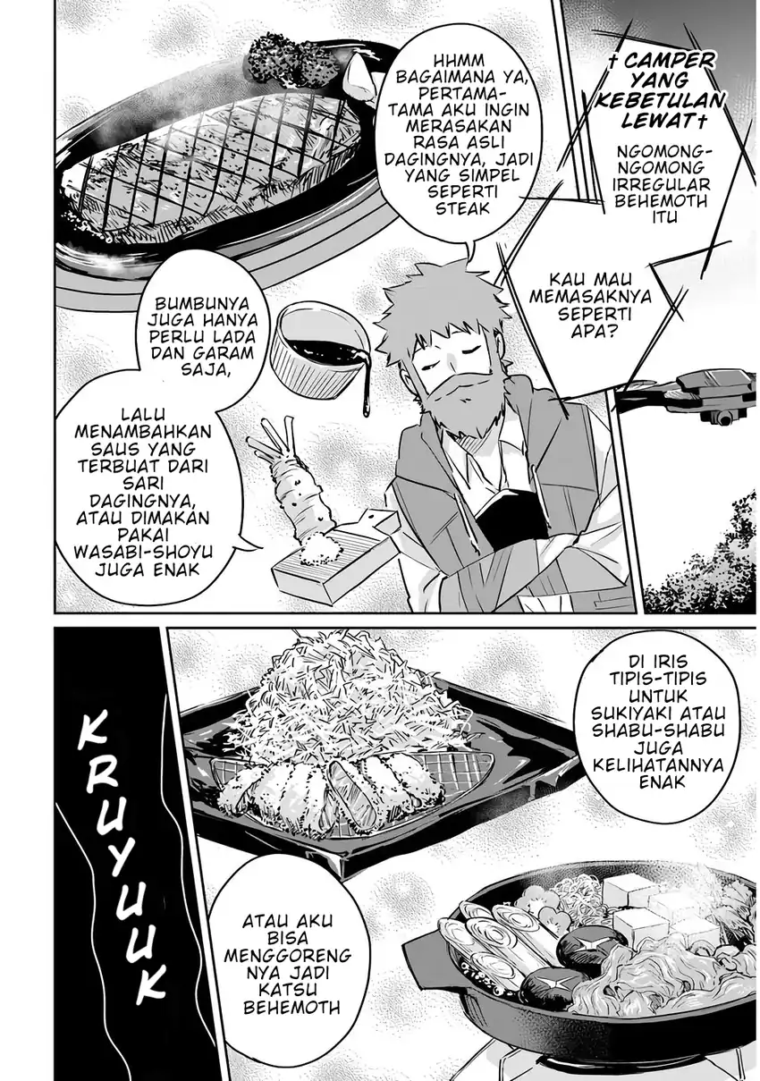 Juusho Futei Camper wa Dungeon de Nonbiri to Kurashitai: Kiken na Shinsou Monster mo Ore ni Totte wa Shokuzai desu Chapter 2 - halaman 9