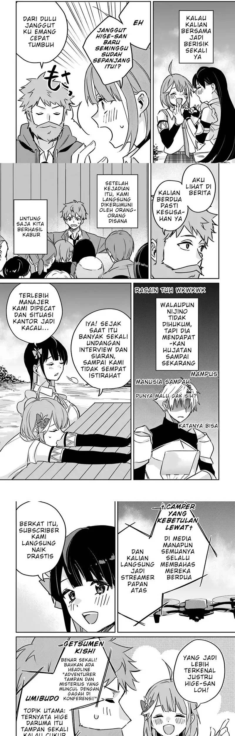 Juusho Futei Camper wa Dungeon de Nonbiri to Kurashitai: Kiken na Shinsou Monster mo Ore ni Totte wa Shokuzai desu Chapter 3 - halaman 19