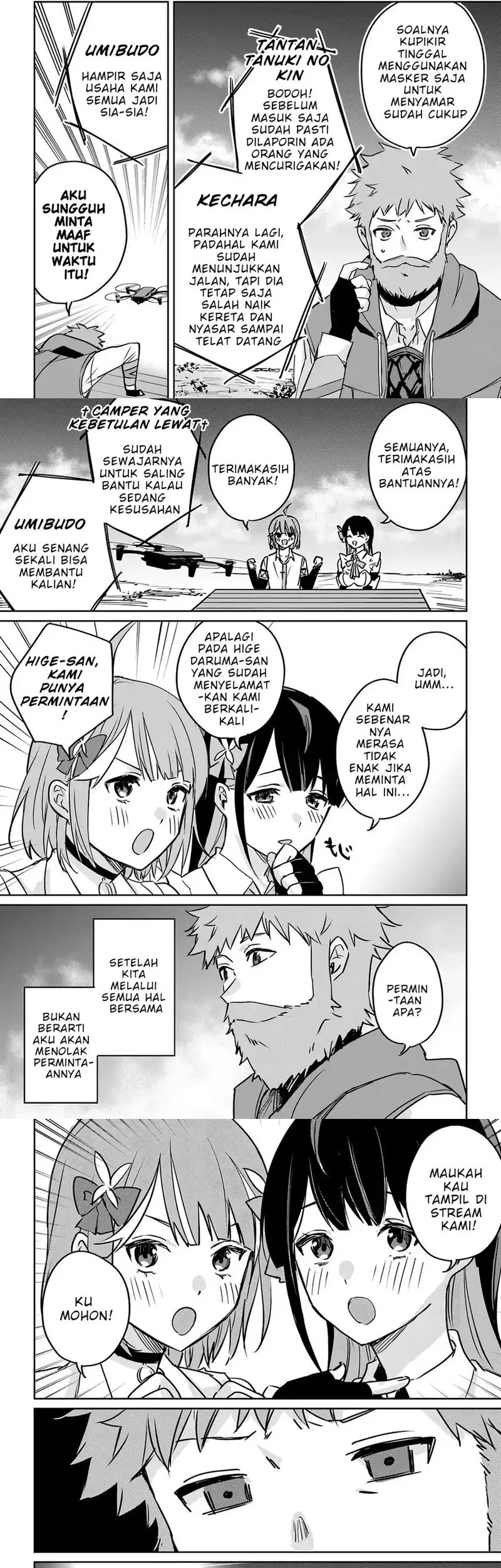 Juusho Futei Camper wa Dungeon de Nonbiri to Kurashitai: Kiken na Shinsou Monster mo Ore ni Totte wa Shokuzai desu Chapter 3 - halaman 21