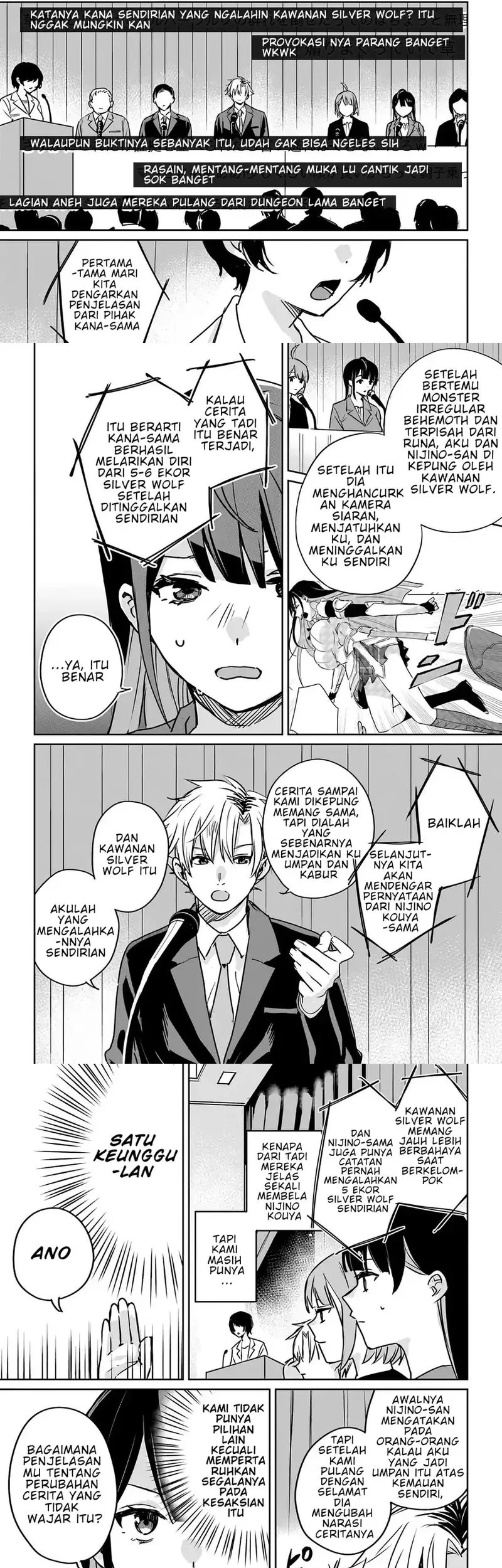 Juusho Futei Camper wa Dungeon de Nonbiri to Kurashitai: Kiken na Shinsou Monster mo Ore ni Totte wa Shokuzai desu Chapter 3 - halaman 7