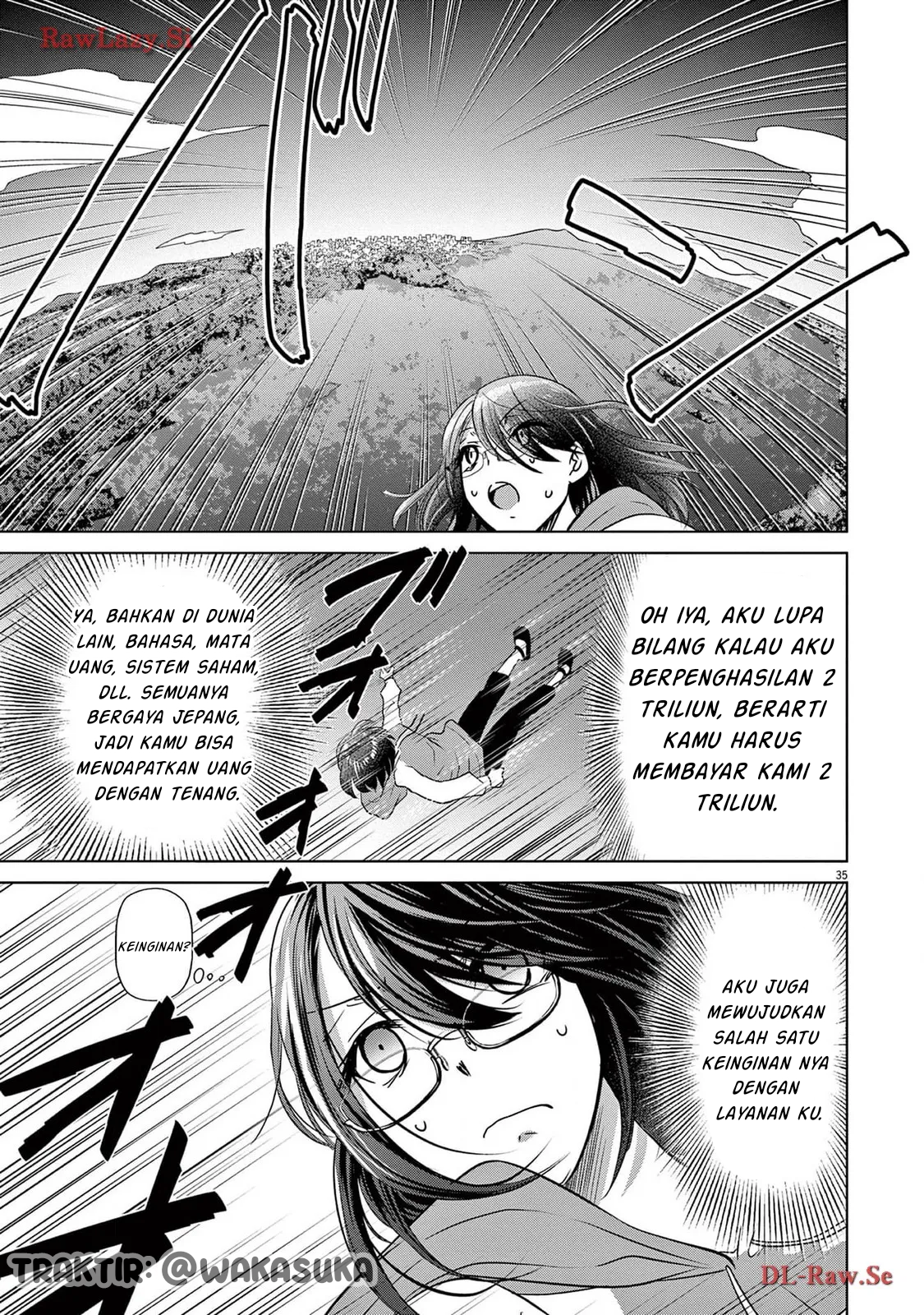 Kabushiki Buta Yarou, Isekai de Tsue ni Naru. Chapter 1 - halaman 35