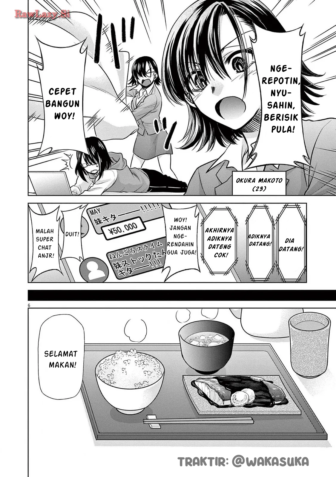 Kabushiki Buta Yarou, Isekai de Tsue ni Naru. Chapter 1 - halaman 6