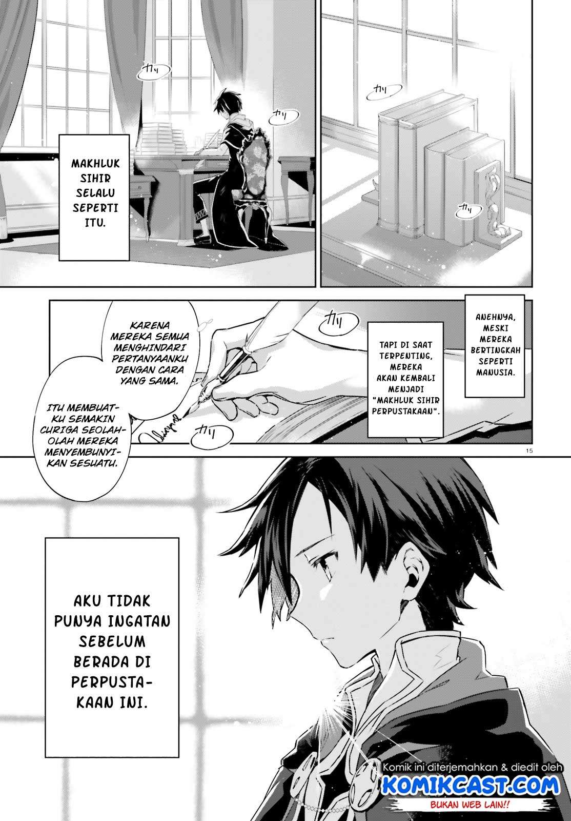 Kagami no Mukou no Saihate Toshokan: Kou no Yuusha to Itsuwari no Maou Chapter 1 - halaman 3