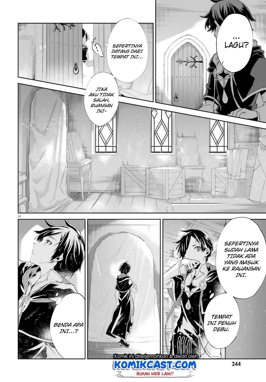 Kagami no Mukou no Saihate Toshokan: Kou no Yuusha to Itsuwari no Maou Chapter 1 - halaman 8