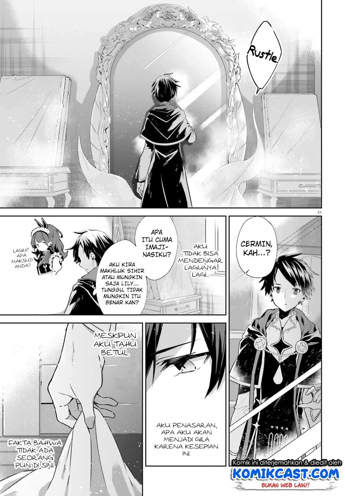 Kagami no Mukou no Saihate Toshokan: Kou no Yuusha to Itsuwari no Maou Chapter 1 - halaman 9