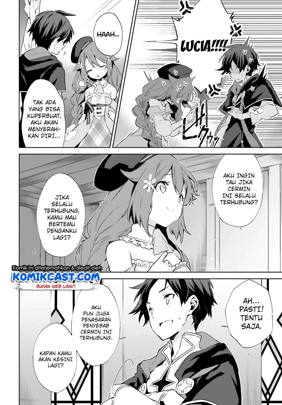 Kagami no Mukou no Saihate Toshokan: Kou no Yuusha to Itsuwari no Maou Chapter 2 - halaman 6