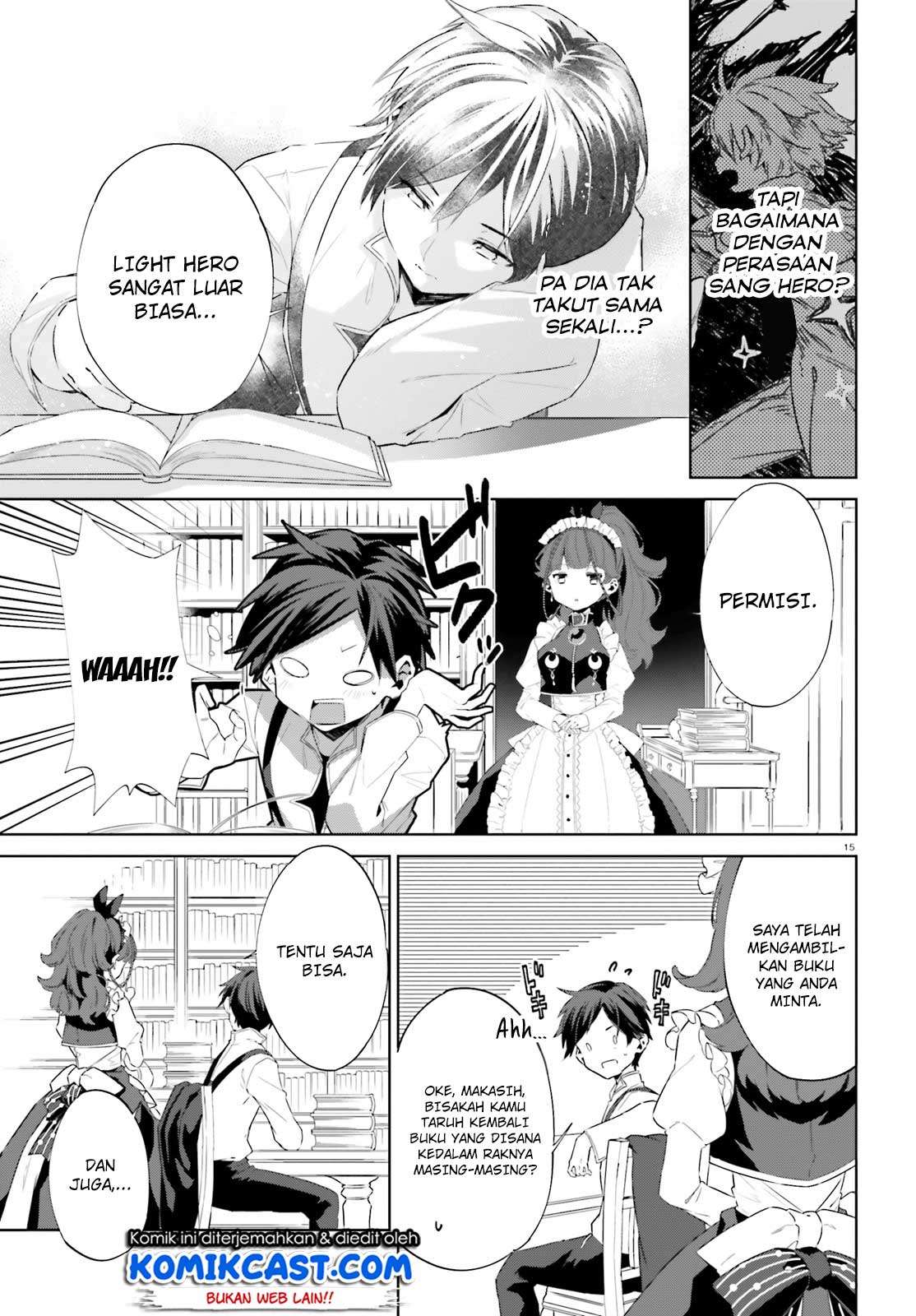 Kagami no Mukou no Saihate Toshokan: Kou no Yuusha to Itsuwari no Maou Chapter 3 - halaman 16