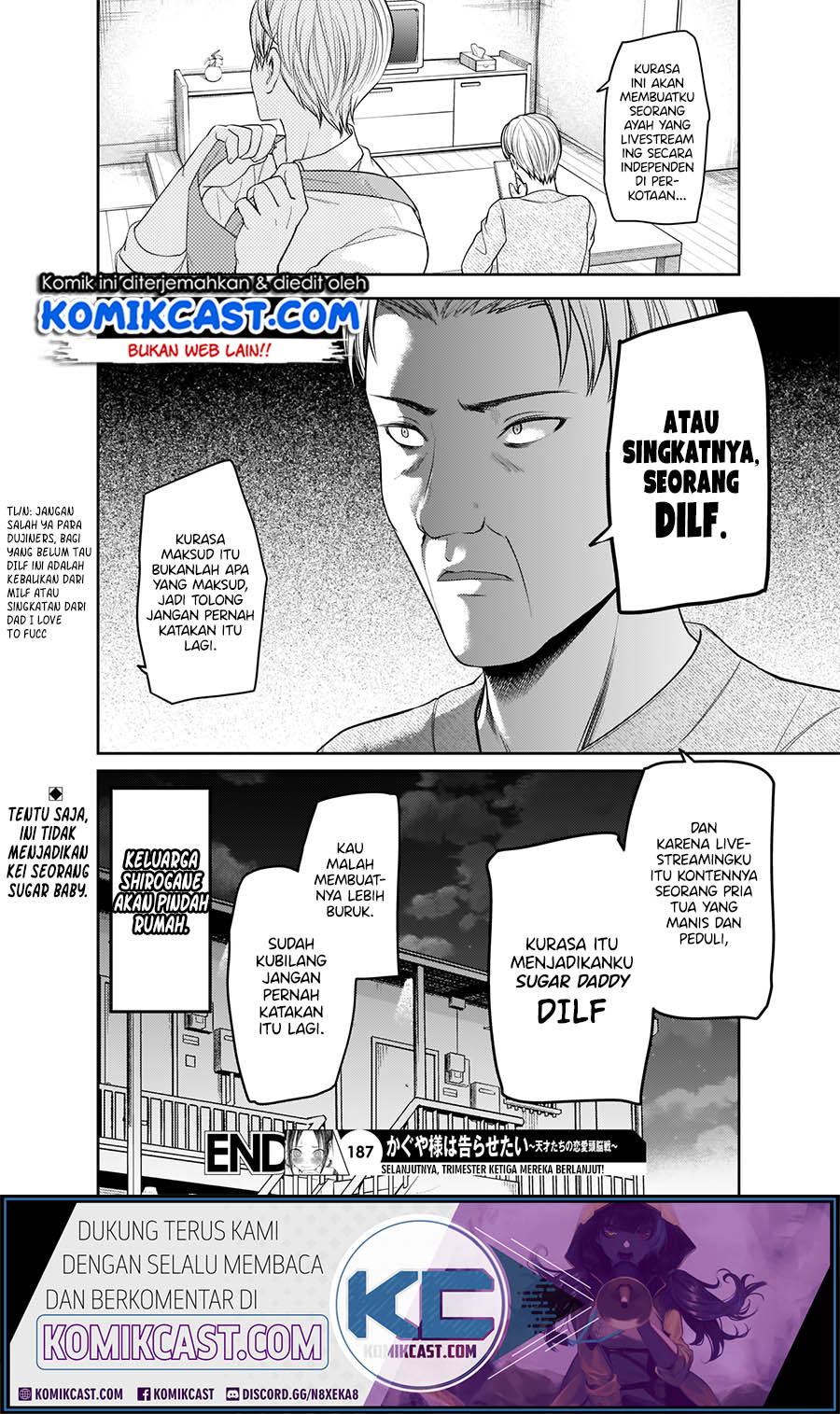 Kaguya-sama wa Kokurasetai: Tensai-tachi no Renai Zunousen Chapter 197 - halaman 19