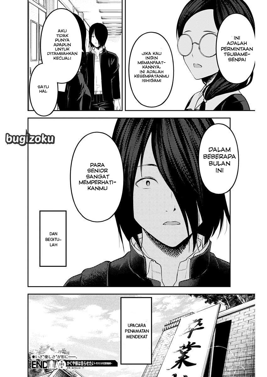 Kaguya-sama wa Kokurasetai: Tensai-tachi no Renai Zunousen Chapter 201 - halaman 21