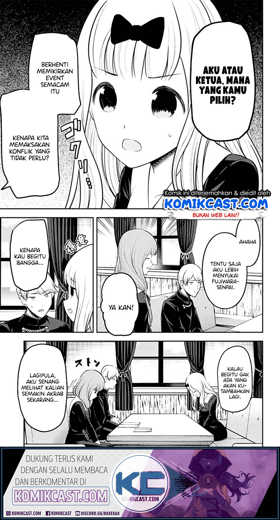 Kaguya-sama wa Kokurasetai: Tensai-tachi no Renai Zunousen Chapter 213 - halaman 10