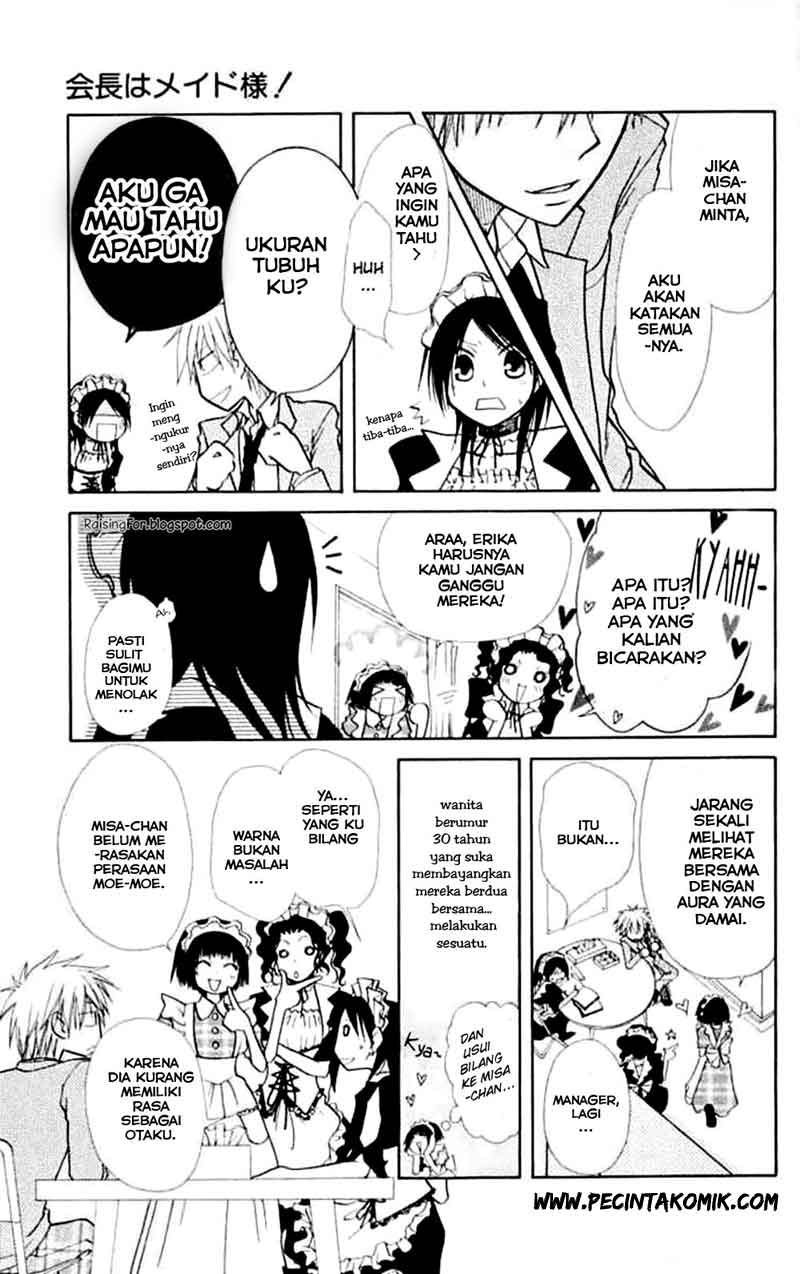 Kaichou wa Maid-sama! Chapter 11 - halaman 16
