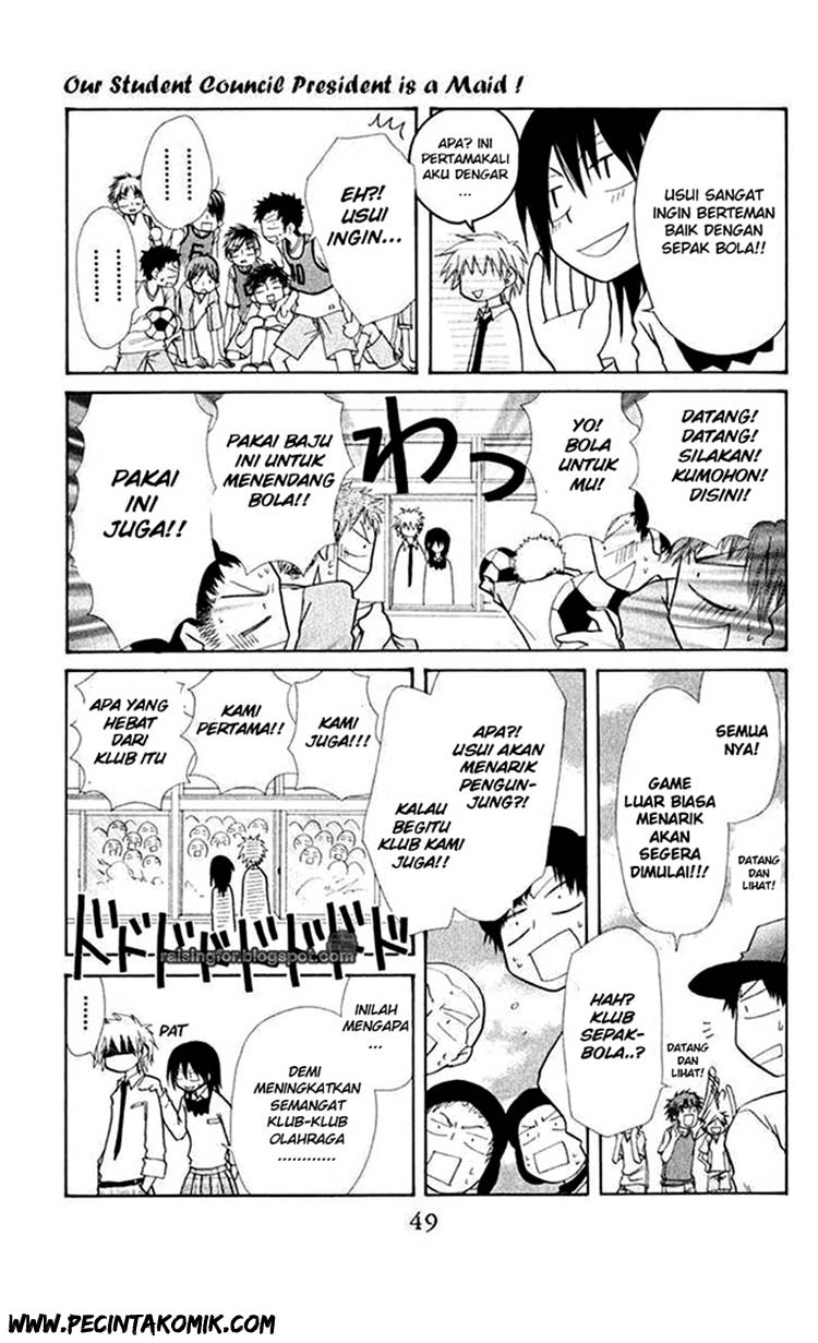 Kaichou wa Maid-sama! Chapter 17 - halaman 14