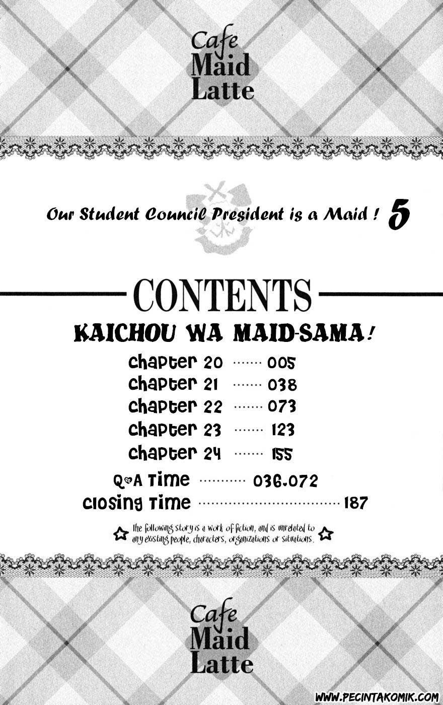 Kaichou wa Maid-sama! Chapter 20 - halaman 6