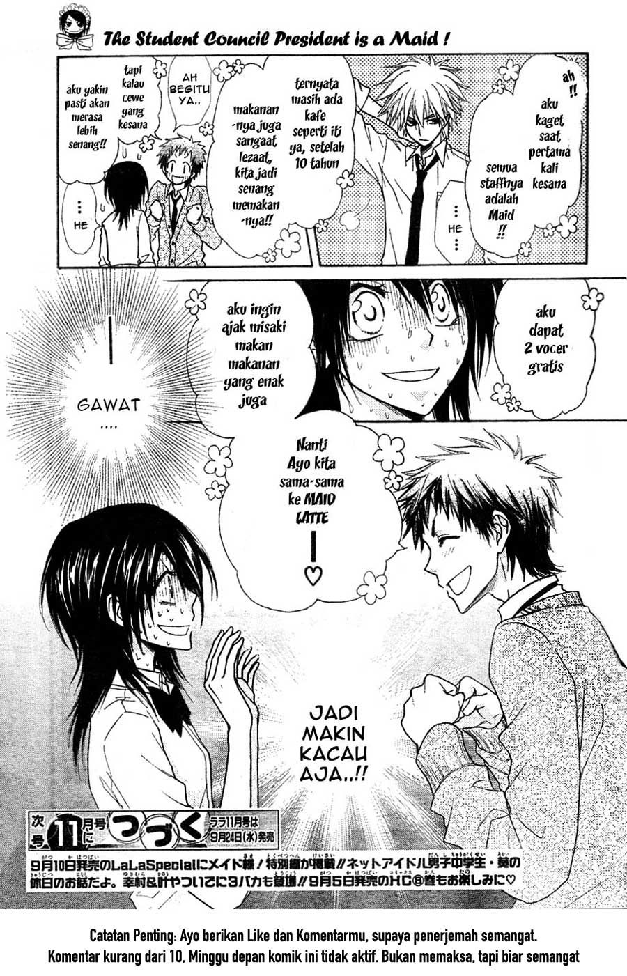Kaichou wa Maid-sama! Chapter 29 - halaman 34