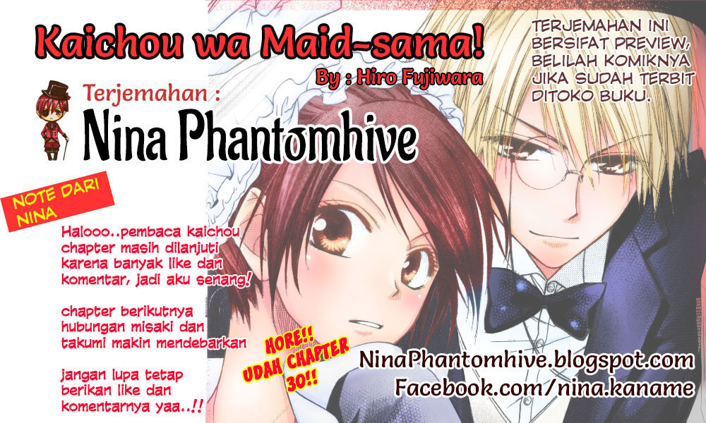 Kaichou wa Maid-sama! Chapter 30 - halaman 34