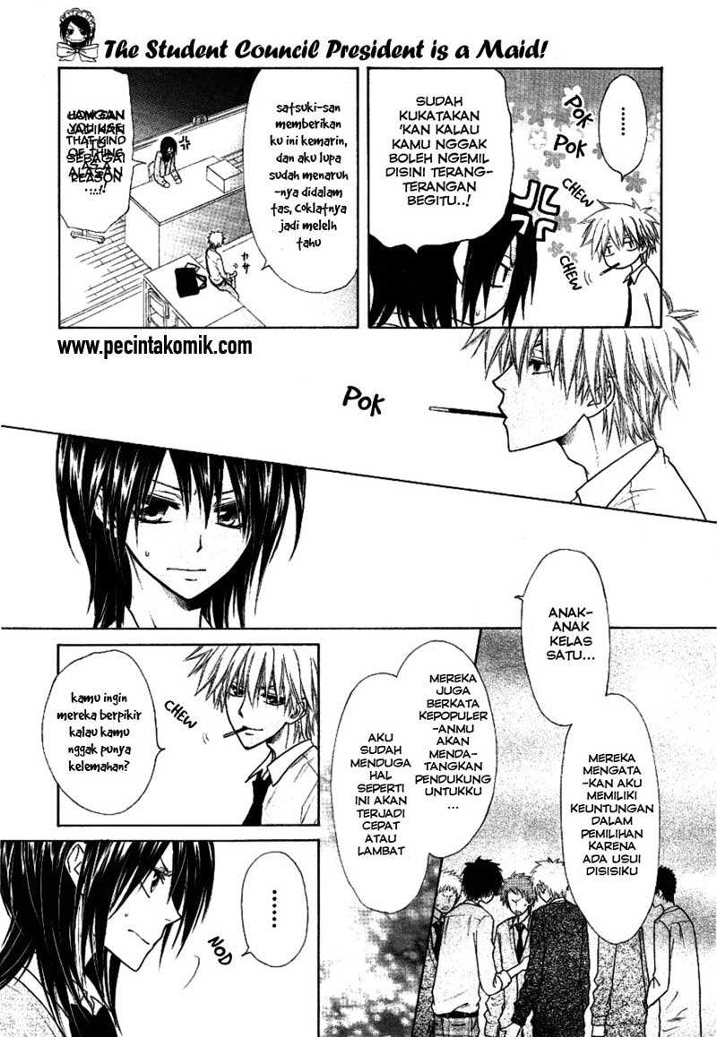 Kaichou wa Maid-sama! Chapter 37 - halaman 23