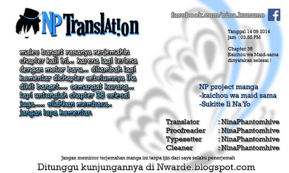 Kaichou wa Maid-sama! Chapter 38 - halaman 33