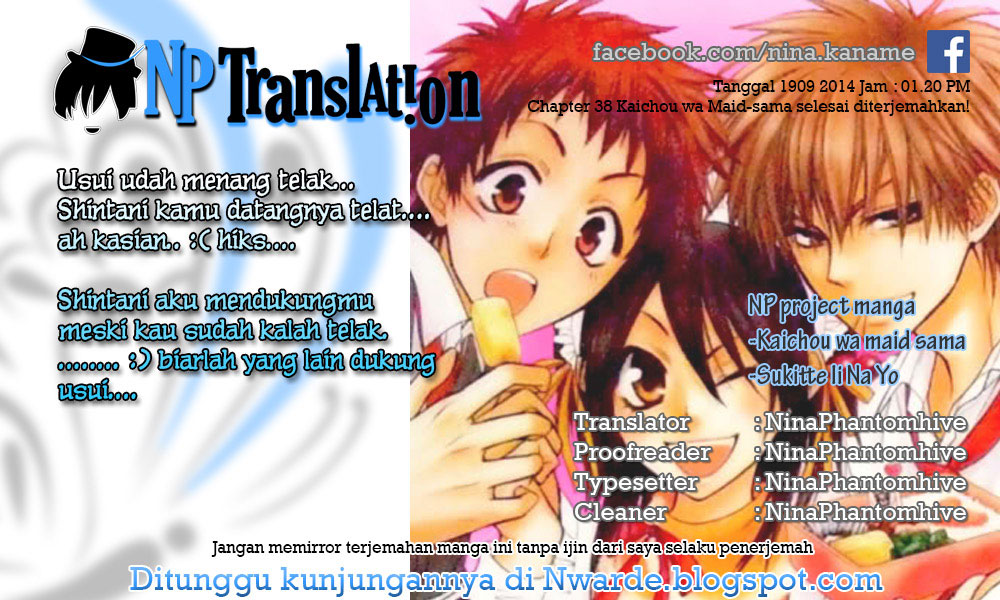 Kaichou wa Maid-sama! Chapter 39 - halaman 35