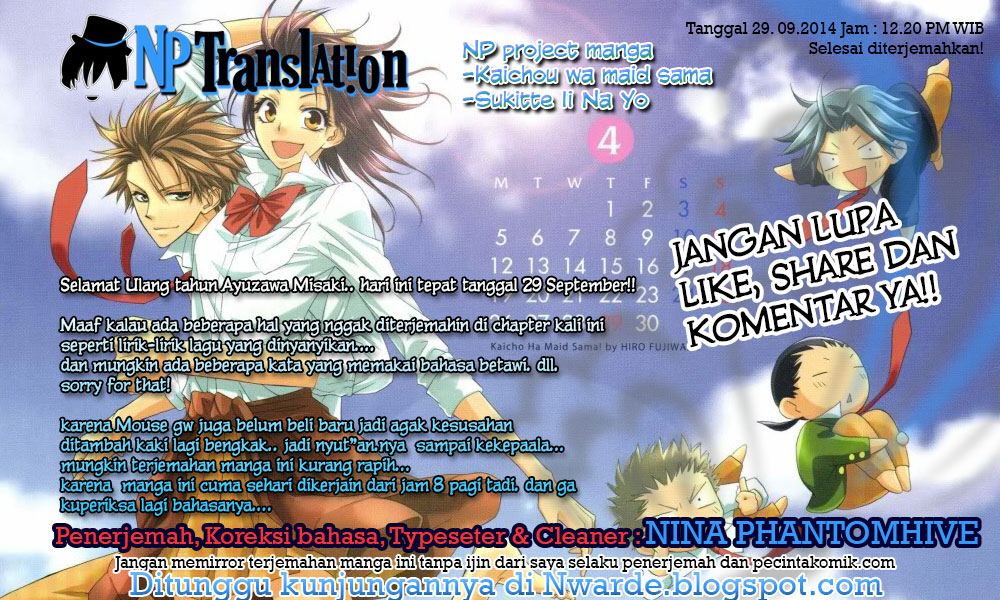Kaichou wa Maid-sama! Chapter 40 - halaman 42