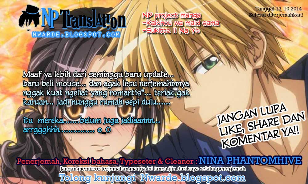Kaichou wa Maid-sama! Chapter 41 - halaman 37