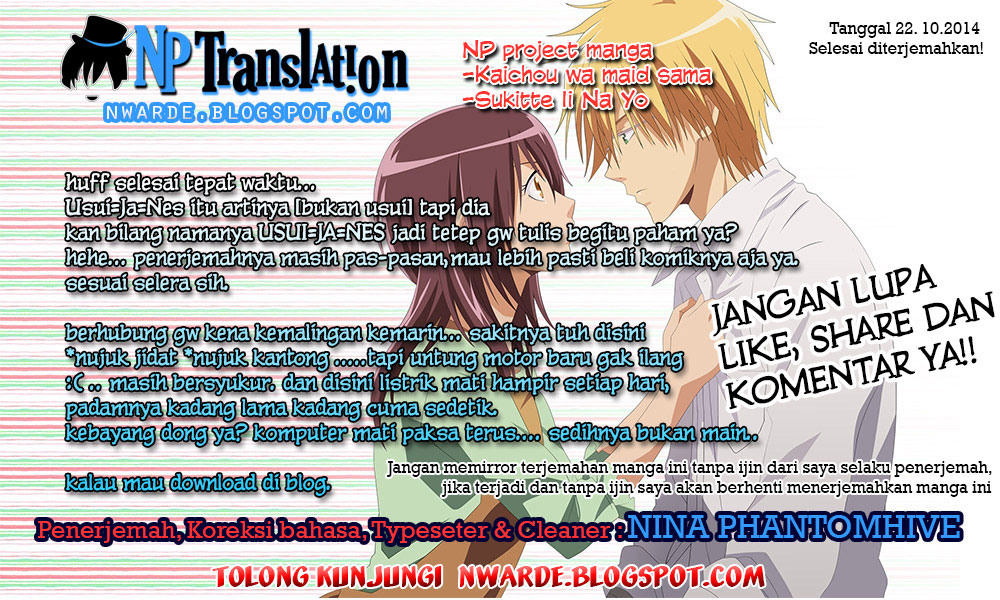 Kaichou wa Maid-sama! Chapter 42 - halaman 33